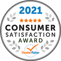DealerRater Consumer Satisfaction Award 2021